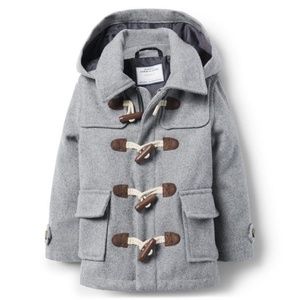 Janie and Jack Infant Wool Toggle Peacoat